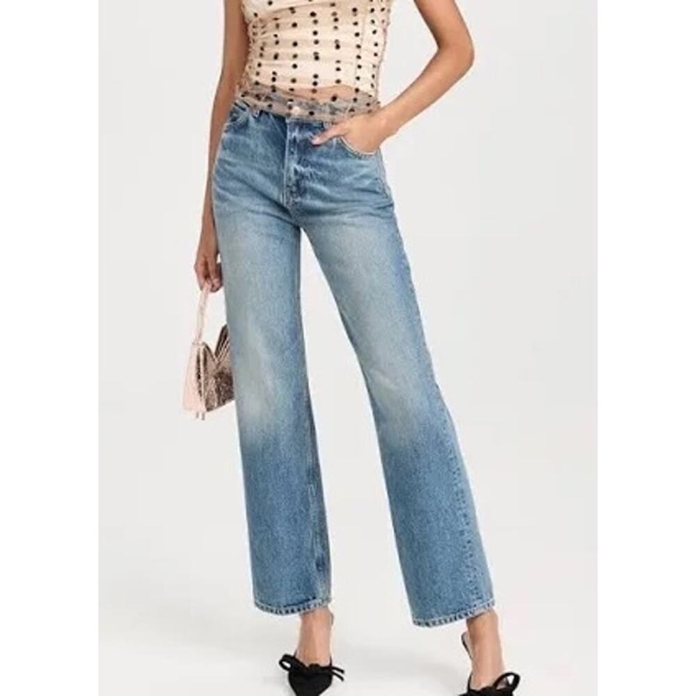Reformation Abby High Rise Straight Leg Jeans, Size 28